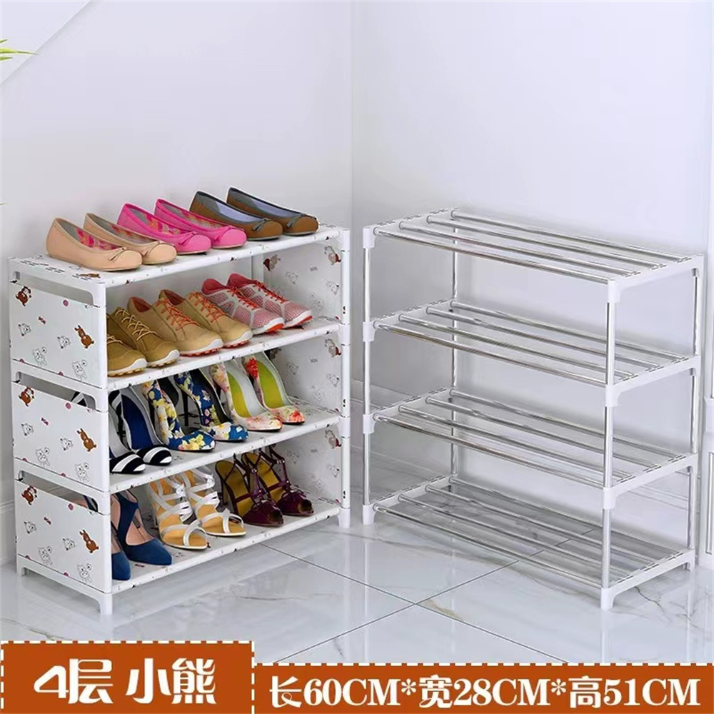 Almacenamiento De Zapatos Custom Shoe Storage Box Stackable Stand Narrow Shoes Display Racks For Home