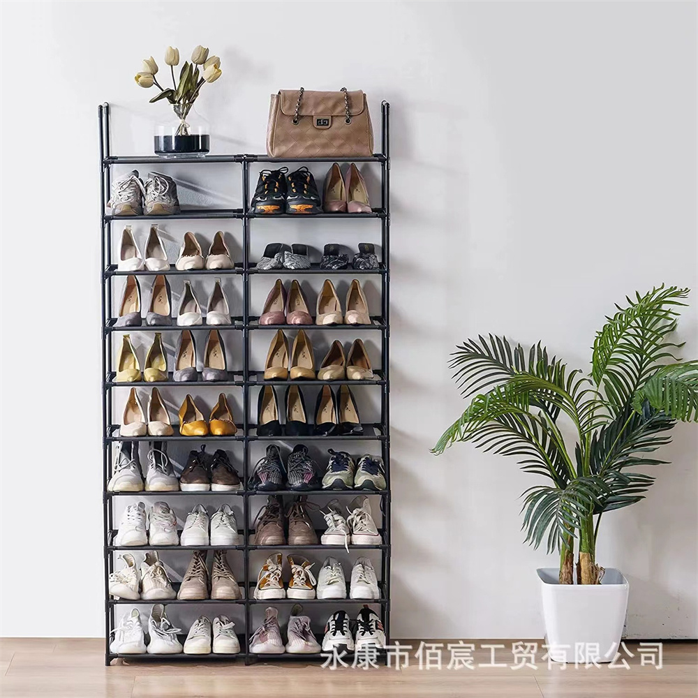 Selling High Quality Metal Shoe Racks Metal Shoe Rack Ultra Thin Cabinet Slim Slip Down Shoe Rack Cabinet