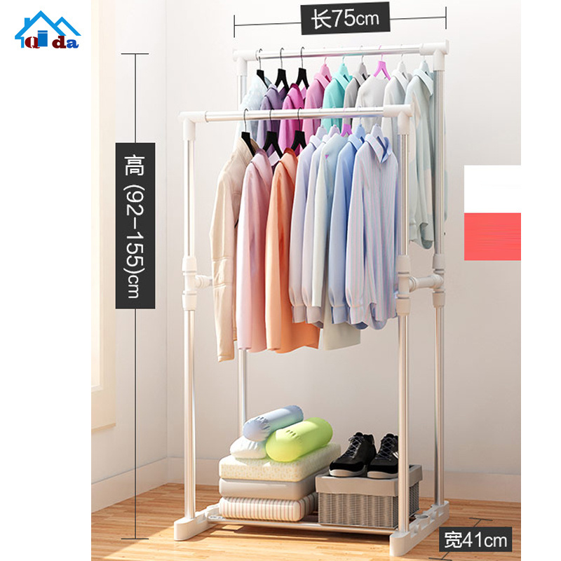 outdoor line retail clothing display racks rail for hanging clothes for bedroom