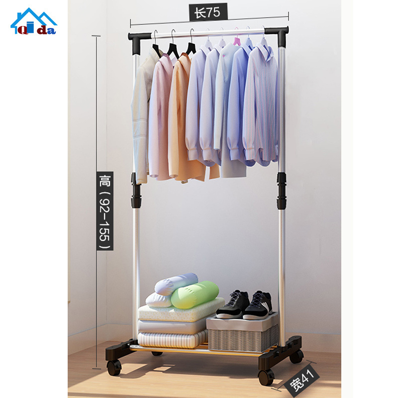 outdoor line retail clothing display racks rail for hanging clothes for bedroom