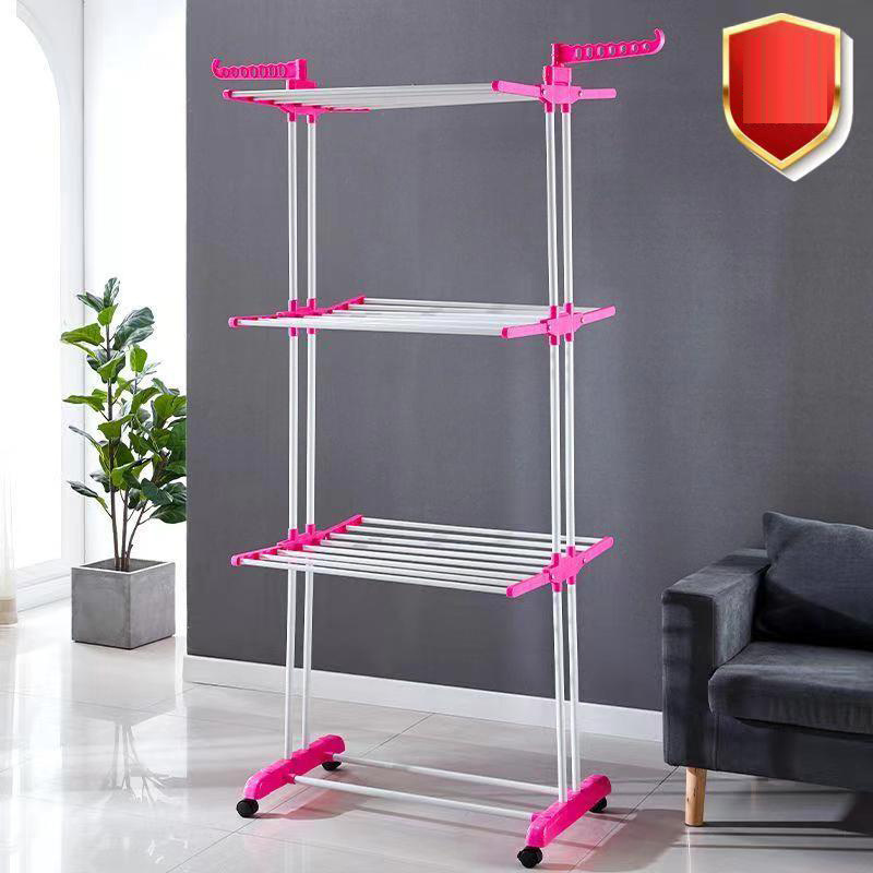 Simple Houseware Standard Double Rod Garment Rack