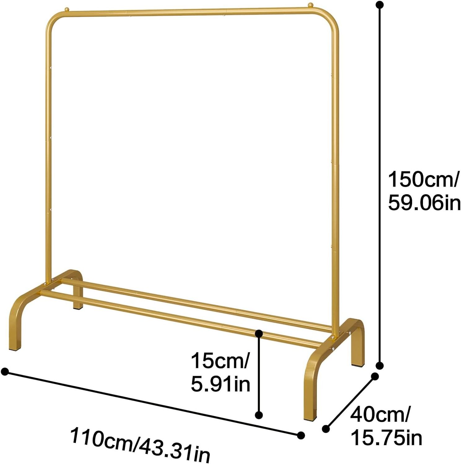 Factory Supplier heavy duty clothes rail retail clothing rolling garment rack for sale