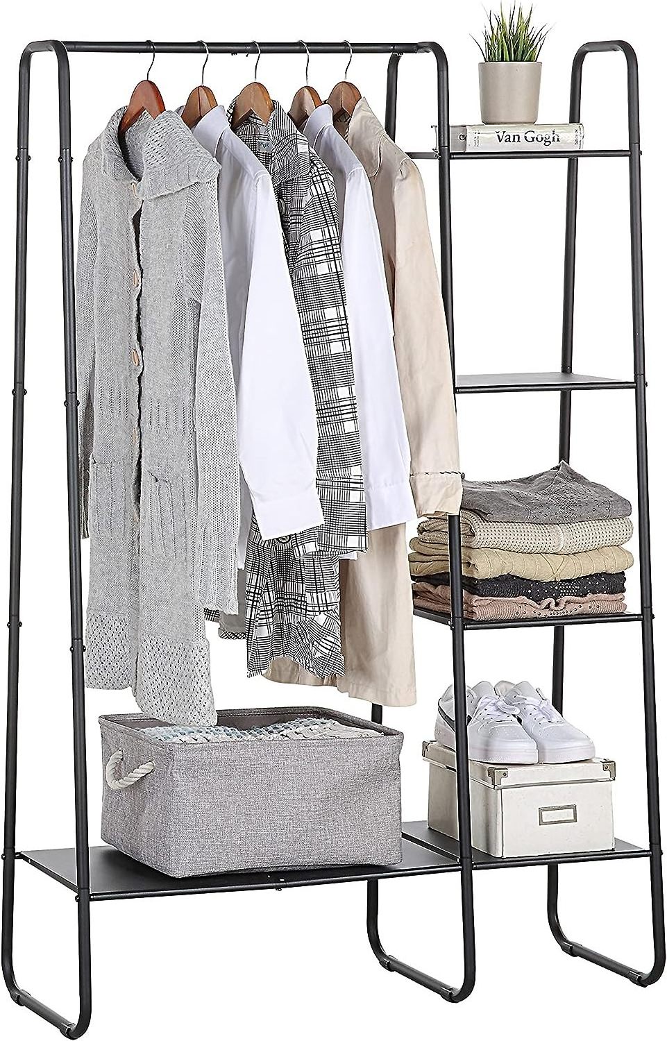 Freestanding Clothes Garment and Accessories, Organizer Closet Rack