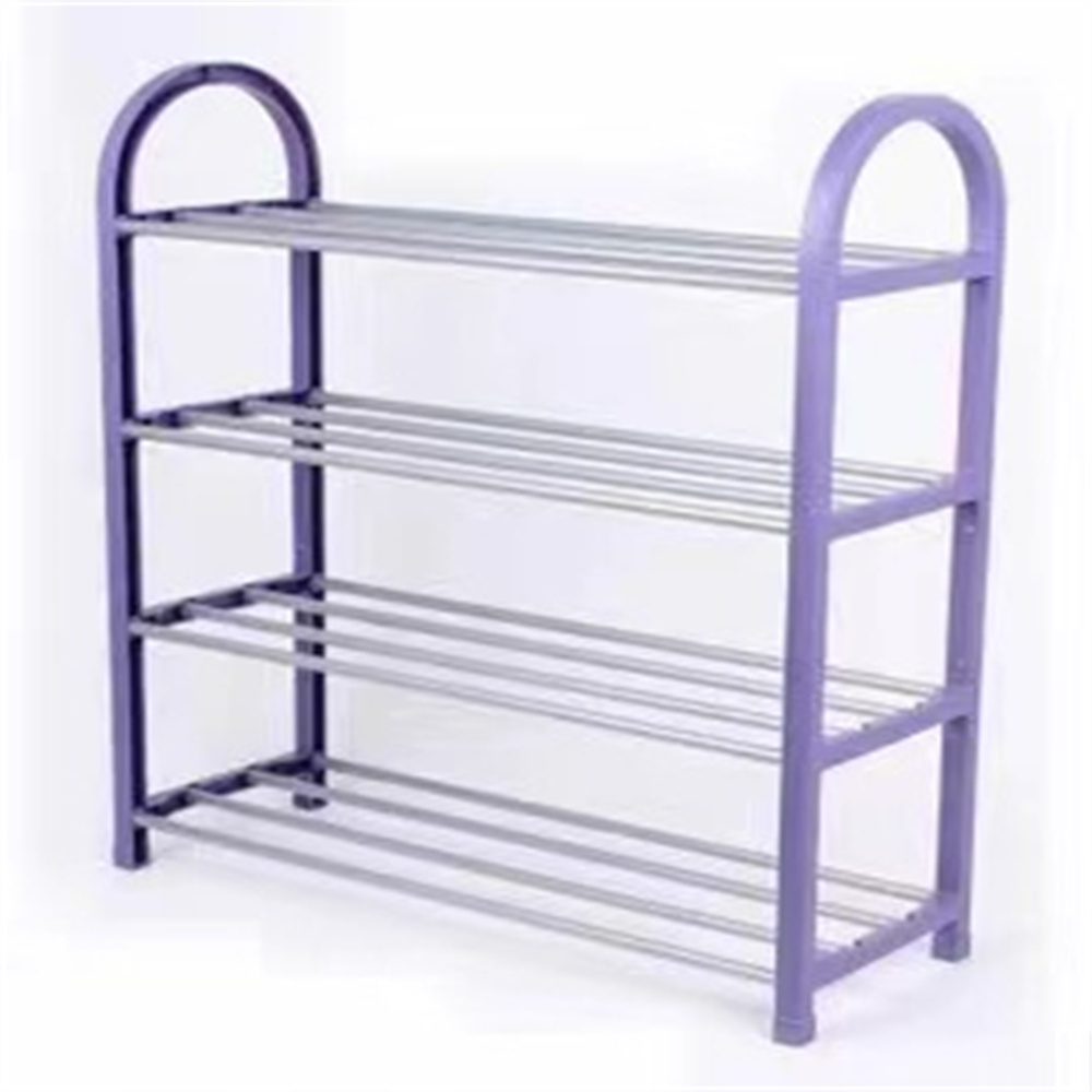 Home Furniture 3 Tiers Slant Shoe Shelf For Sale Cheap Metal Shoe Rack Wire Shoe Rack