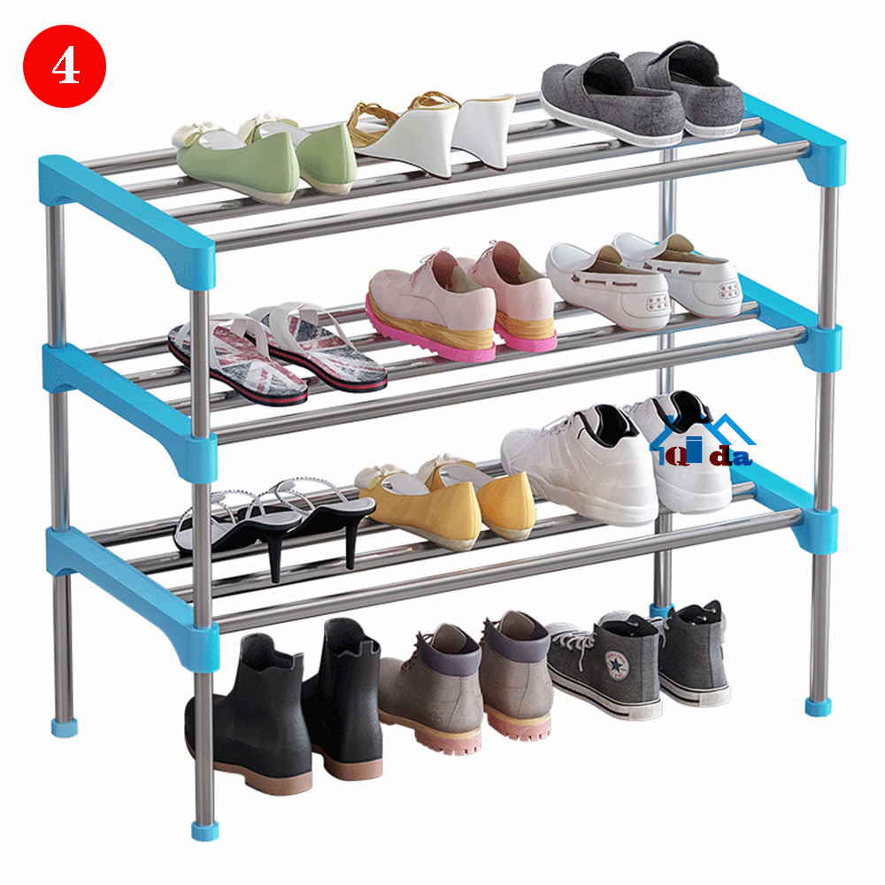 QIDA Fabric De Design Cheap Shoe Cabinets Rack Simple Designs Storage Folding portable Shoe racks Online For Sale