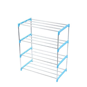 Cheap Outside Shoe Storage Home Use Plastic 4 Tier Utility Shoe Rack For Sale