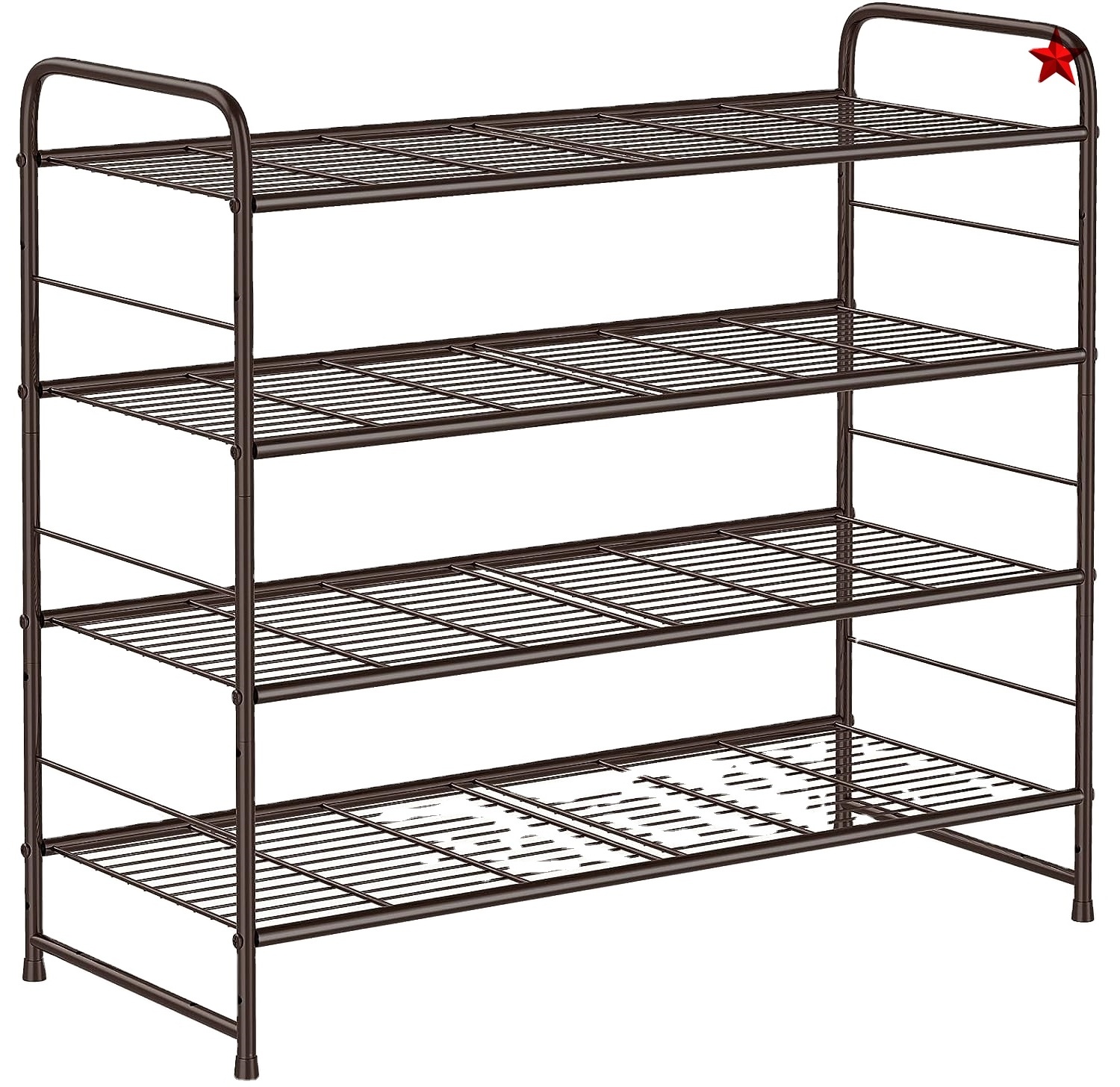 Fashion Shoes Shelf Commercial Metal Wire Shoe Rack