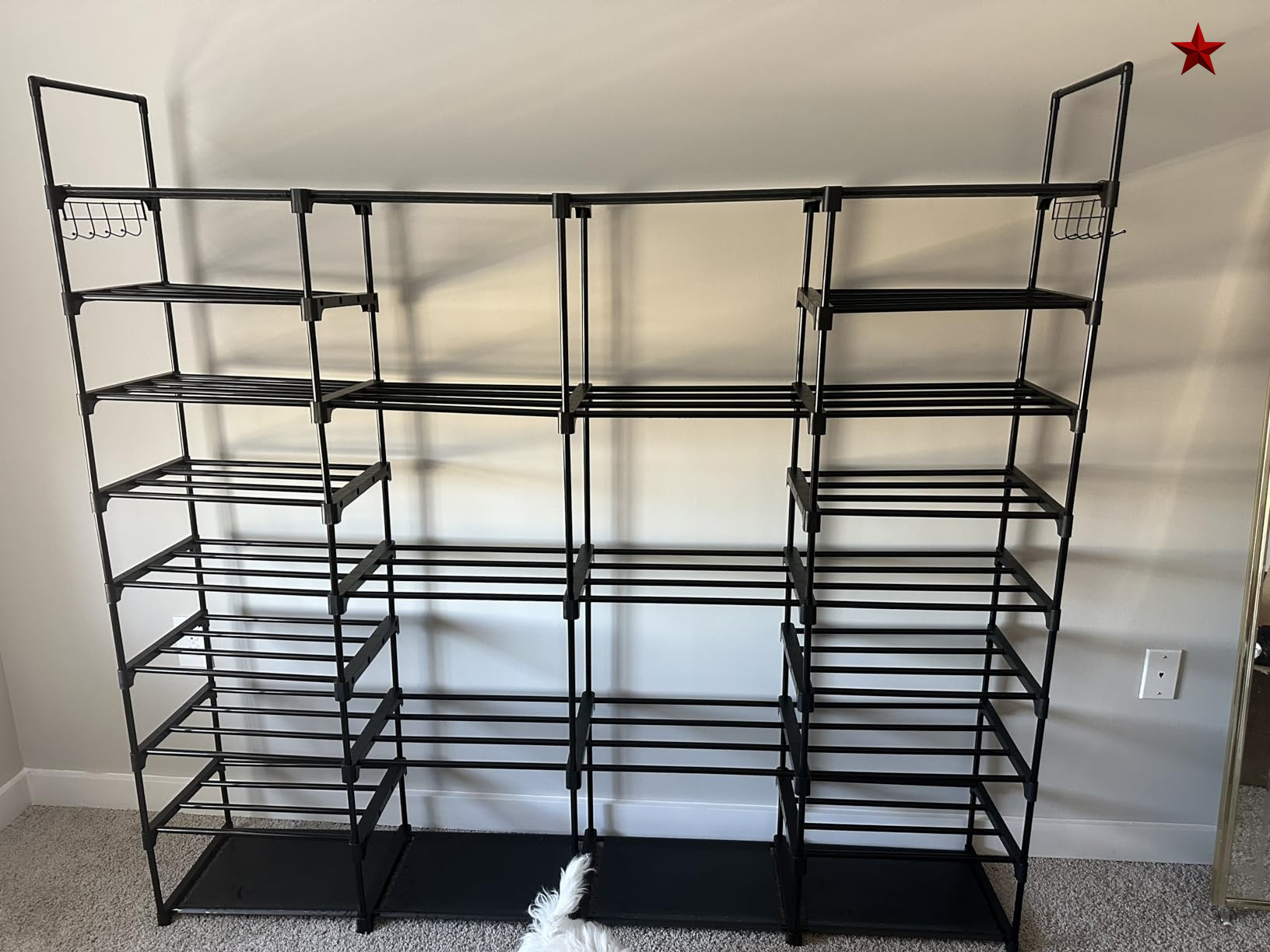 Easy install outdoor shoe storage cabinets plastic shoe rack