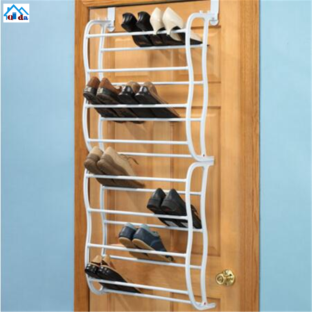 Adequate Inventory 36 Pairs Over The Door Shoe Rack Diy 12 Layer Hanging On The Door