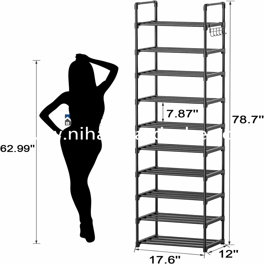 collapsible Hanging Shoe Rack Shelf storage box