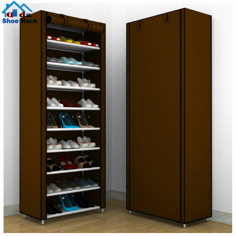 Simple multi-layer shoe rack dust-proof storage space-saving shoe cabinet assembly small shoe rack