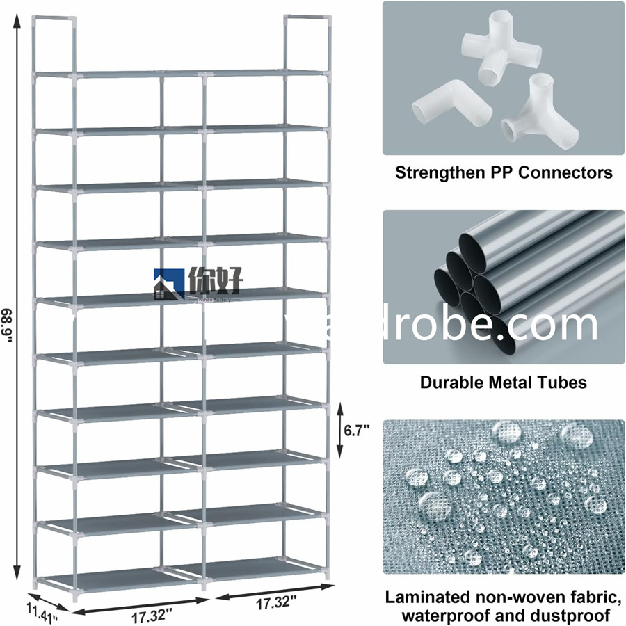 rounded shoe rack/shoes metal rack stand display