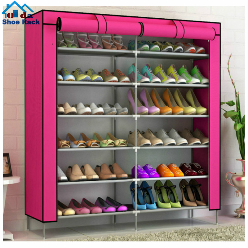 Metal shoe rack 10 tier shoe cabinet modern