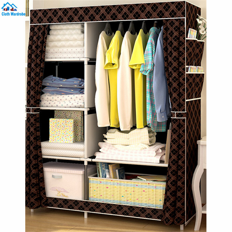 Amazing hot selling kid folding 4 tier shoe  rack cabinet with non woven cover shoe rack with zipper