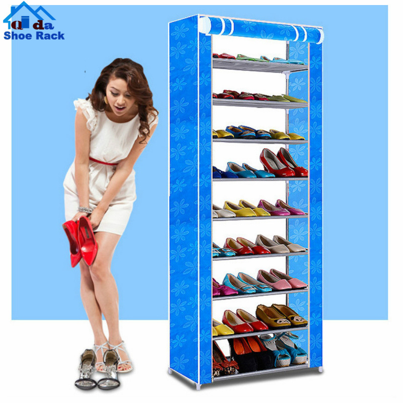 Wholesale Double Foldable Storage Plastic Magic Shoe Rack