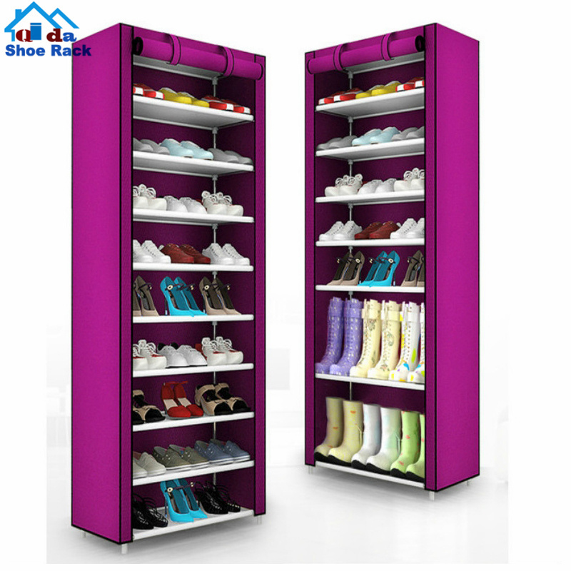 4 Tier Big Size Plastic Shoe Rack Stand For 20 Pairs