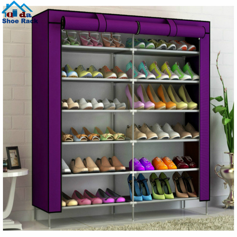 4 Tier Big Size Plastic Shoe Rack Stand For 20 Pairs