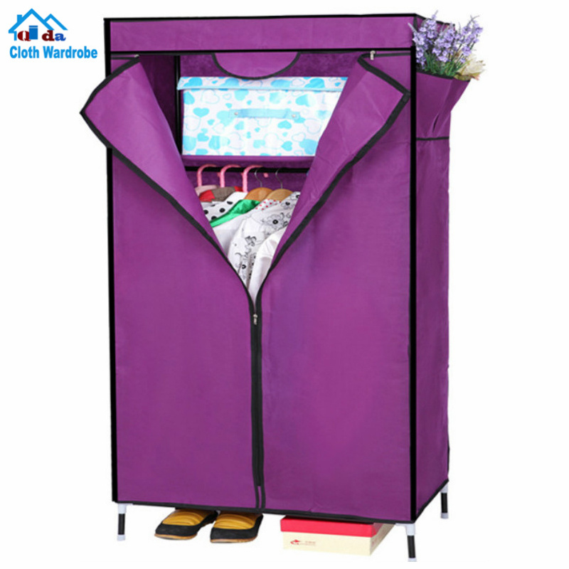 NEW Portable Clothes Garment Rack 4 Shelves Storage Closet Organizers Heavy Duty Assemble Wardrobe