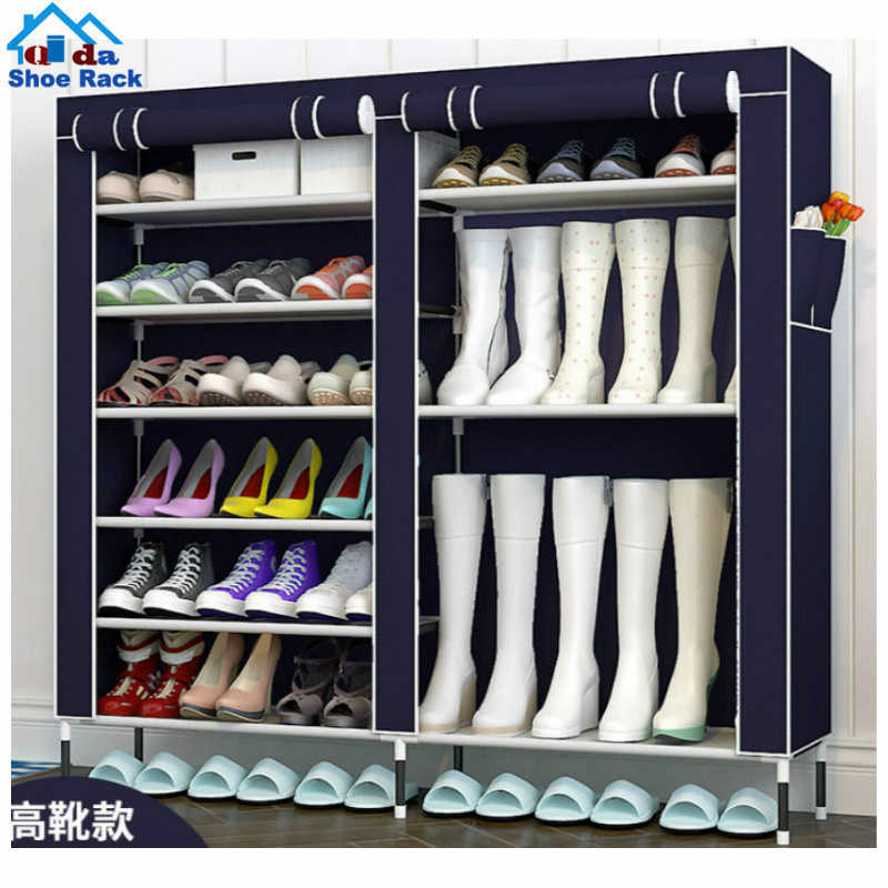 metal stainless steel industrial easy to assemble shoe rack designs aluminium shoe rack