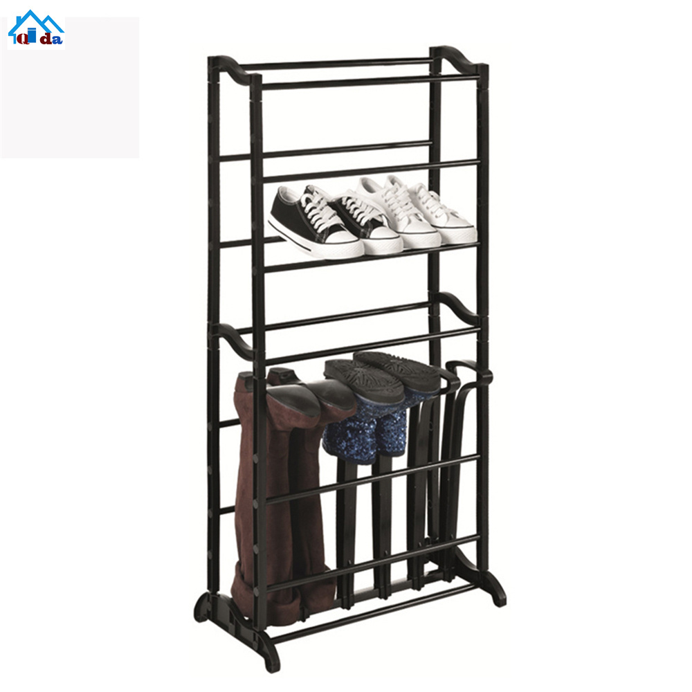 Storage cabinet assembled 4 Tiers shoe rack stainless steel fivetiers metal shoe cabinet