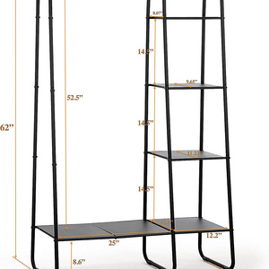 Freestanding Clothes Garment and Accessories, Organizer Closet Rack