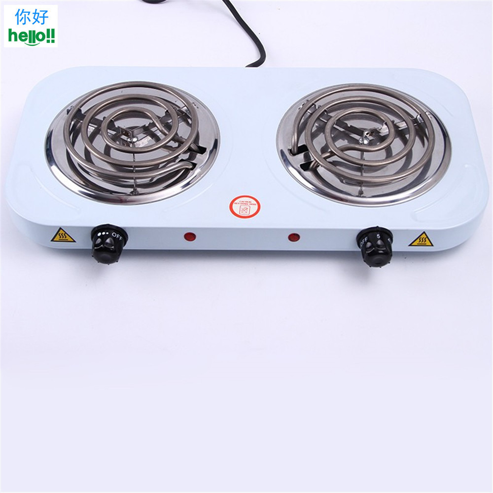 2018 HOT SELLING EUROPE HIGH STANDARD GS CE ROHS TWO BURNER 2500W ELECTRIC DOUBLE COOKING STOVE