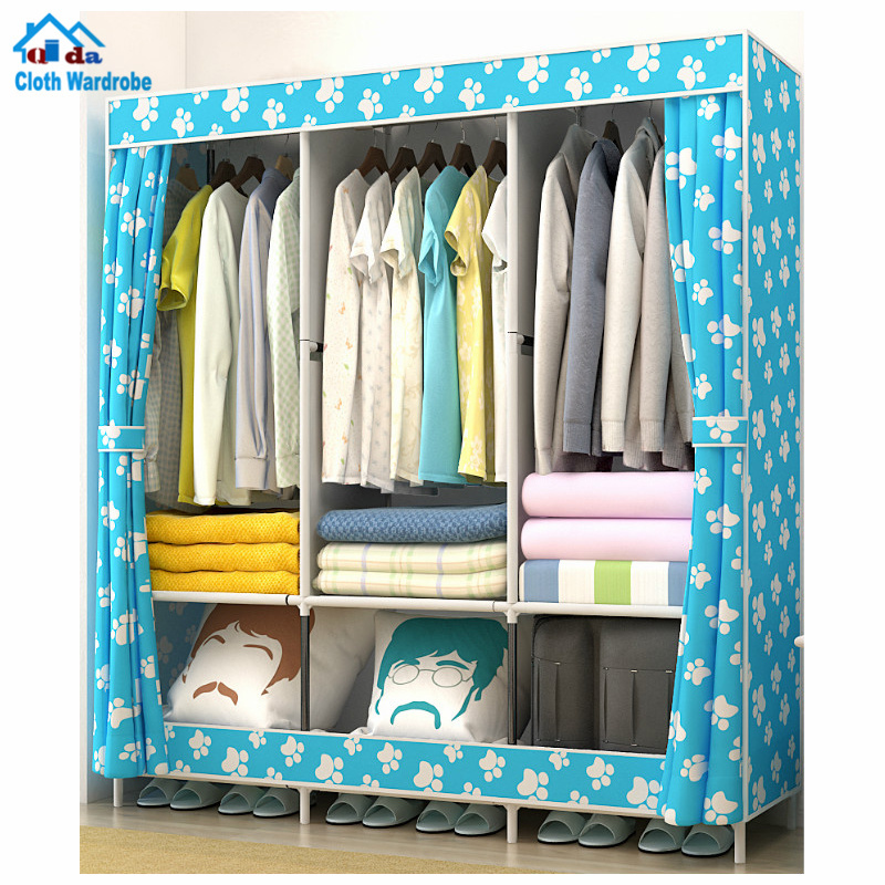 high-quality cheap portable bedroom closet wardrobe cabinets folding wardrobe cloth wardrobe