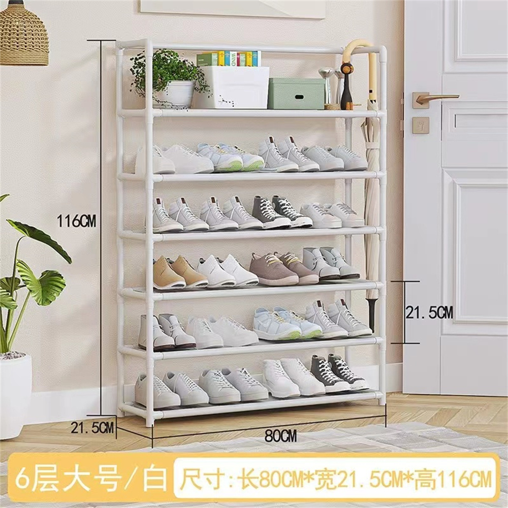 Wholesale 4-tier Stackable Small Shoe Rack Lightweight Shoe Rack Storage Organizer