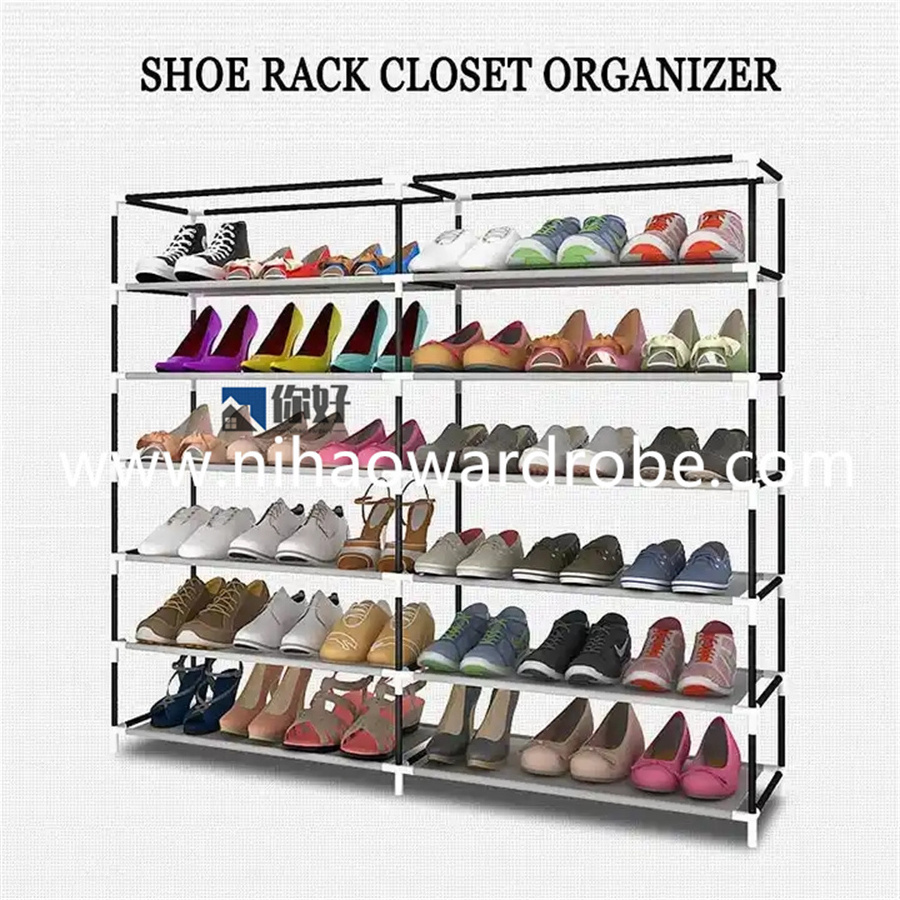 Entryway Freely-stand Hat Hooks Coat Hanger Rack Stand With Shoe Rack Storage Shelf Bedroom Home