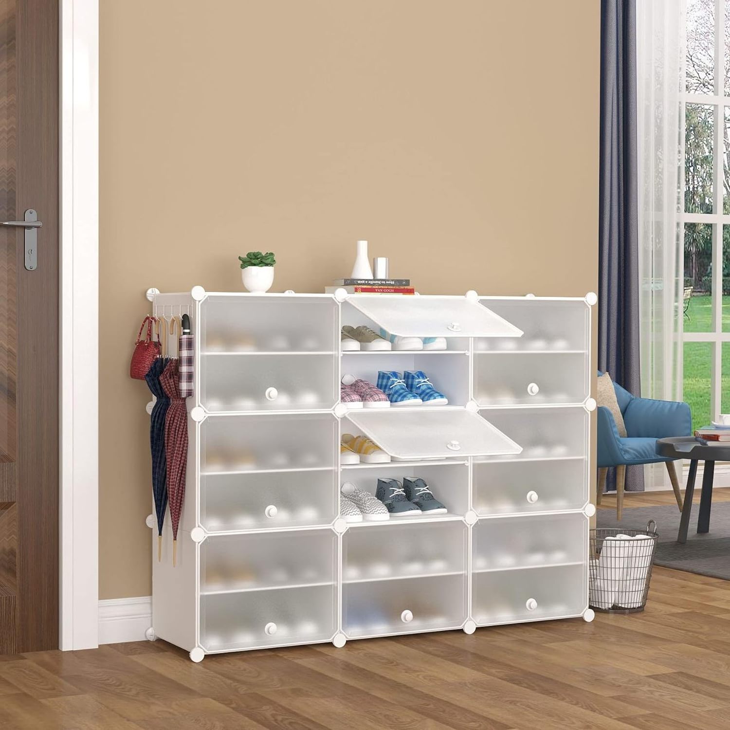 3 Shelves Space-Saving Bathroom Shelving Unit Over The Toilet Storage Rack