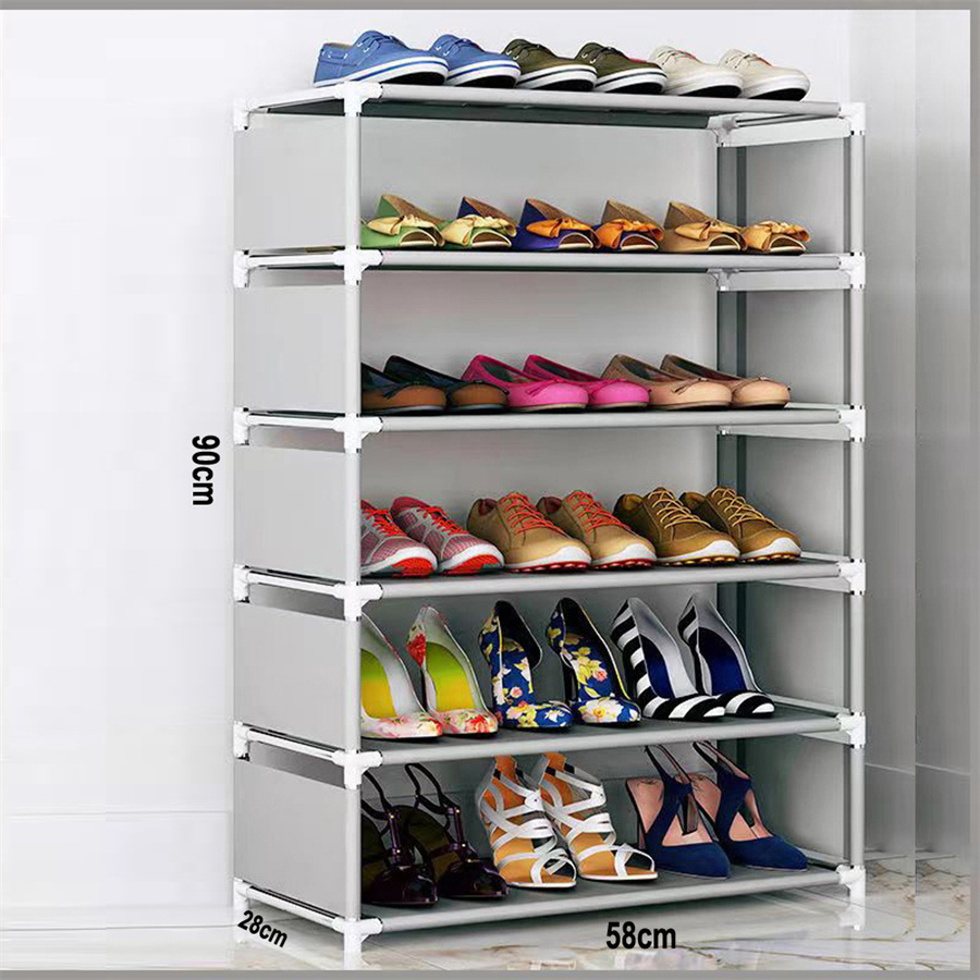 Modern NEW Portable clothes shoe rack organizer cabinet storage 6 Tier shoe rack