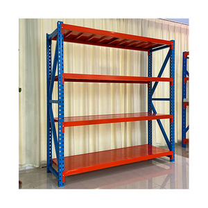 Etageres de rangement 300-500kg load-bearing for each layer, blue and orange rack for  storage system