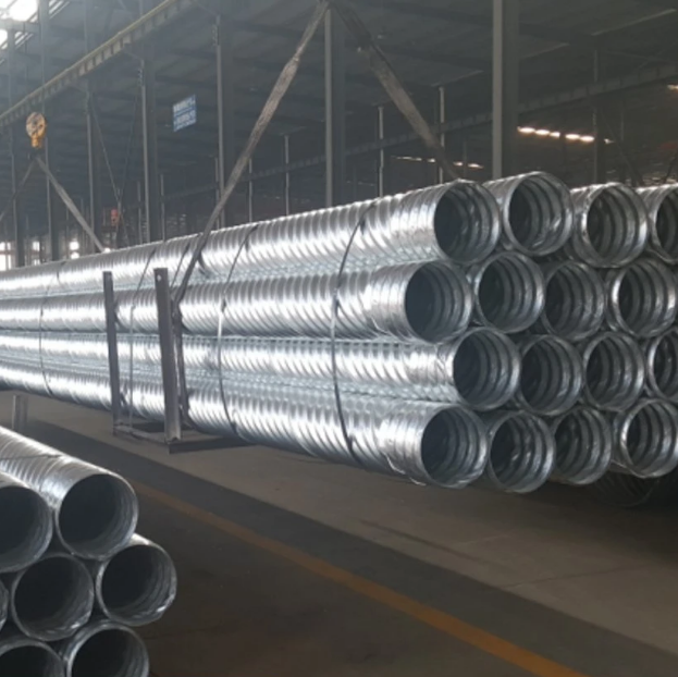 Professional export Galvanized 40-1000mm Corrugated Pipes  Q235 Tunnel steel culvert pipe Manufacturer