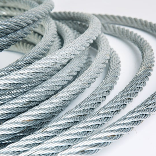 Support measurement 201 304 Corrosion Resistance 7*19 7*7 High Tensile steel cable 20mm 24mm Steel Wire Rope