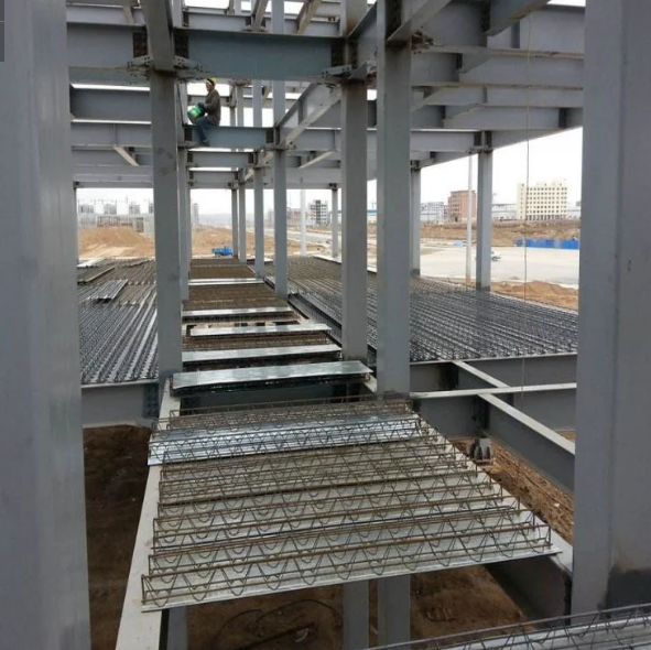 Large Roof Floor Deck for concrete pouring Reinforced Truss Floor Deck Steel bearing plate manufacturer