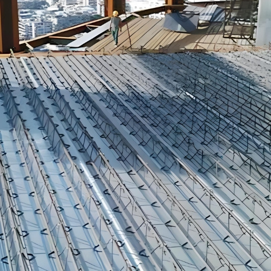 Hot Rolled Roof Floor Deck for concrete pouring Reinforced Truss Floor Deck Steel bearing plate manufacturer