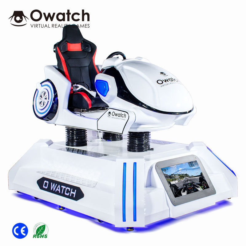 Latest VR Speed Racing Car 9D VR Racing Simulator with 3DOF Popular in Arcade Game Center