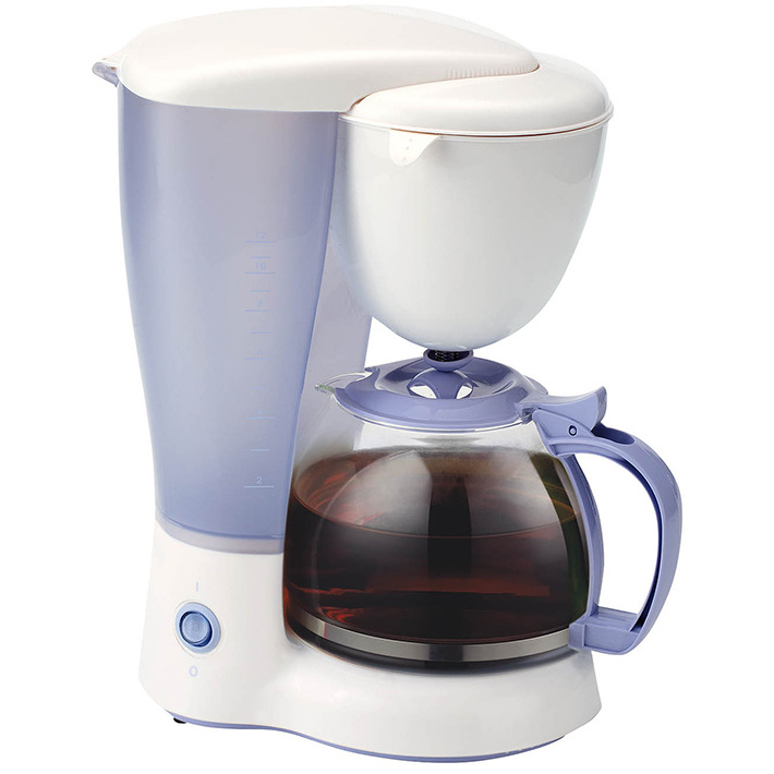 Home portable big capacity commercial warm coffee machine low watt black coffee Drip Coffee Maker