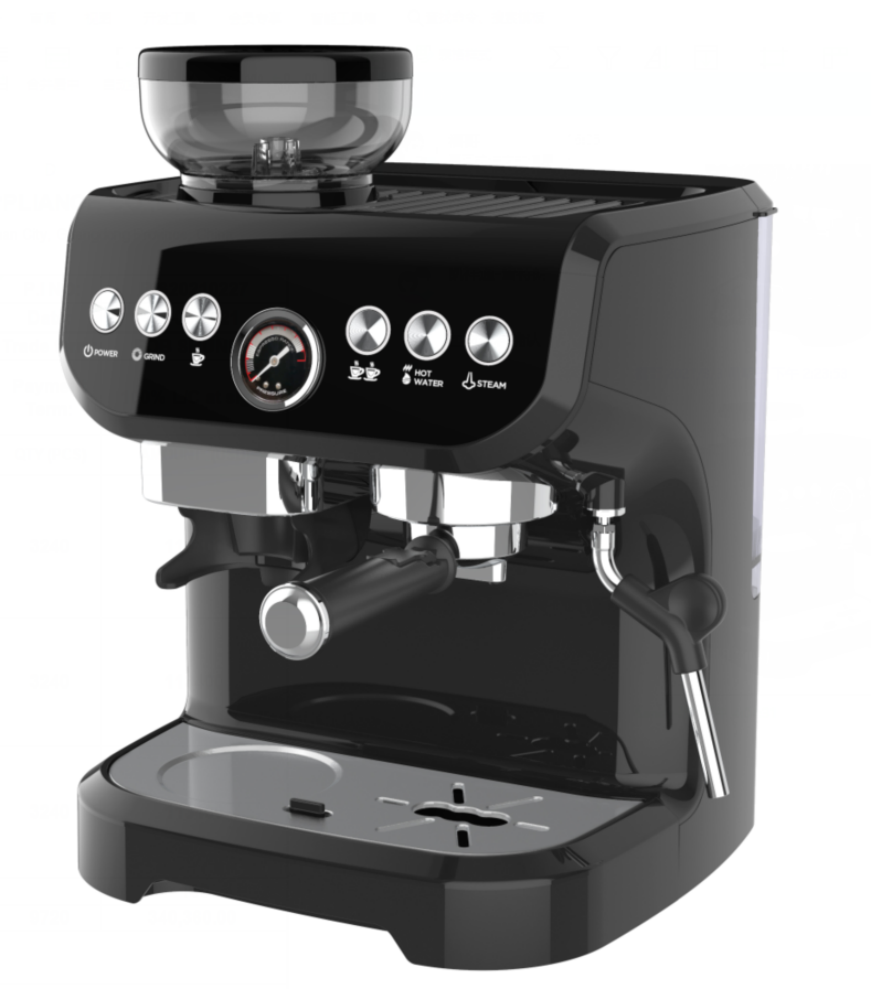 Hotel automatic electric 3 in 1 espresso cafe machine expresso espresso machine cappuccino coffee maker with Built in grinder