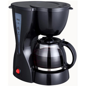 Large electric 10 12 cups semi automatic drip coffee machine with filter and high volume