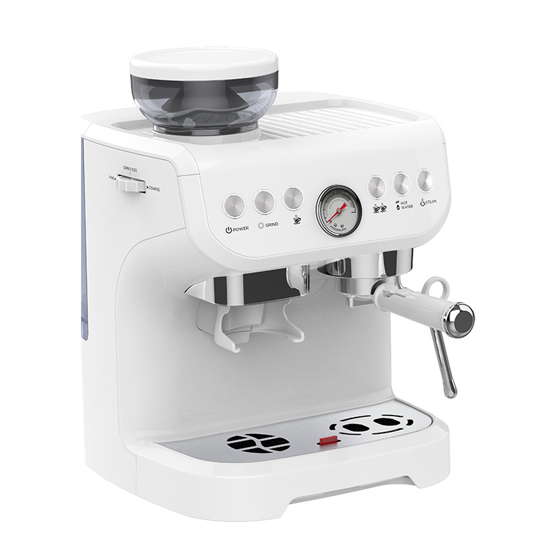 Top Grinder Coffee Machine 3 In 1  Cafeteira Expresso 19Bar Pump Coffee Maker