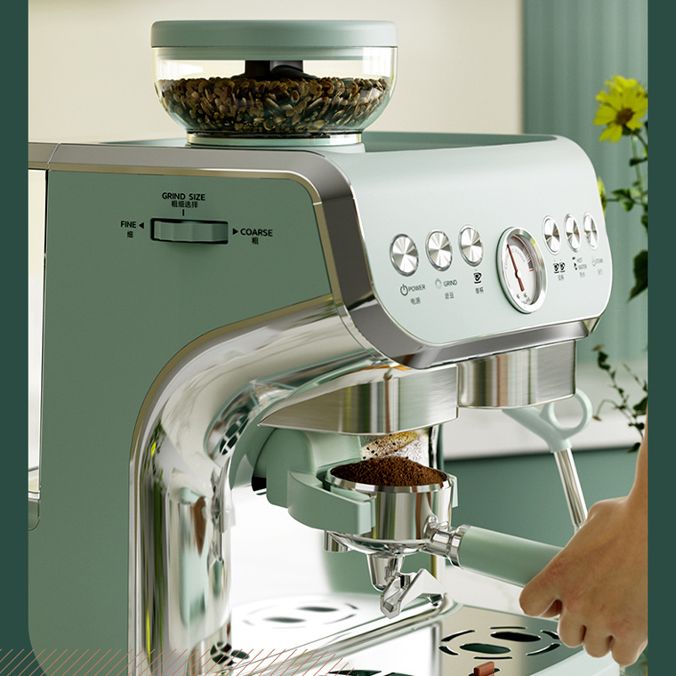 Stelang China Espresso Coffee Brewer Machine Professional Commercial Italy 3 In 1 19bar Coffee Maker