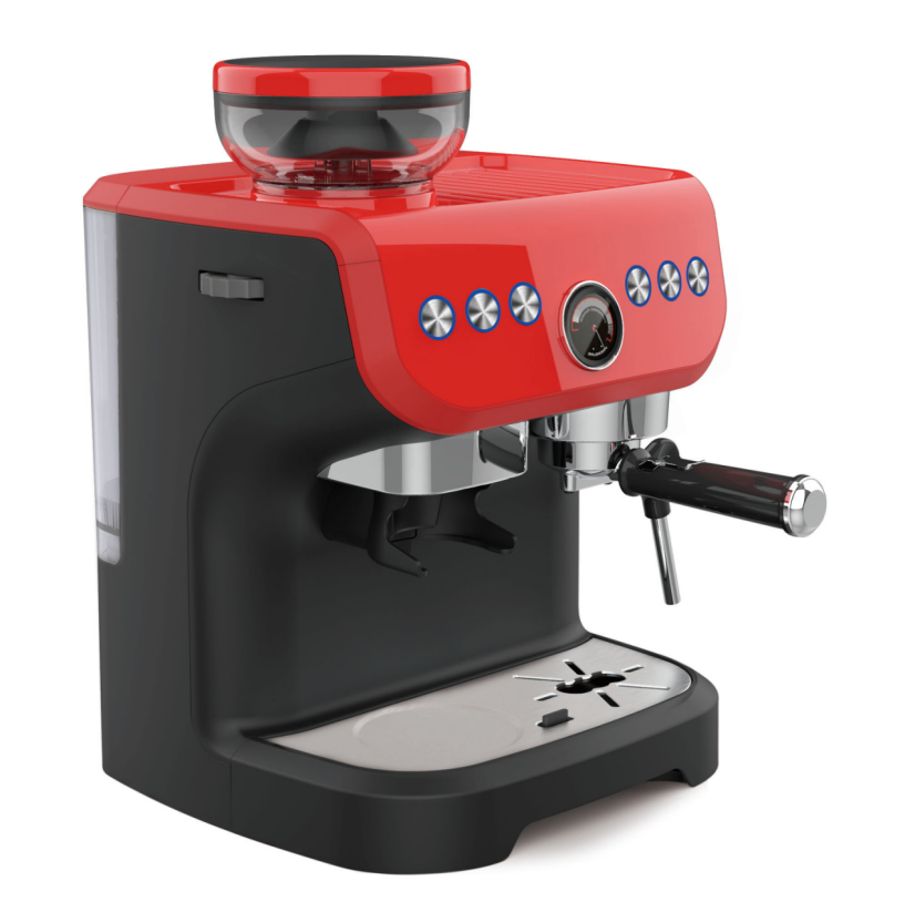 Black Ice Coffee Maker Cafetera Expresso One-Touch Coffee House Espresso Maker And Cappuccino Machine