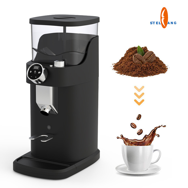 Professional Commercial Super Silent Coffee Grinder Electric Flat Burr Coffee Grinder