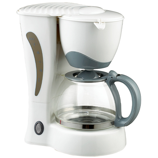 Household 4 6 cups coffee machine espresso mini electric drip coffee maker with coffee filter