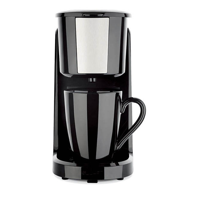 Arabic professional plastic 2 cup mini filter drip coffee maker for ground coffee and one person