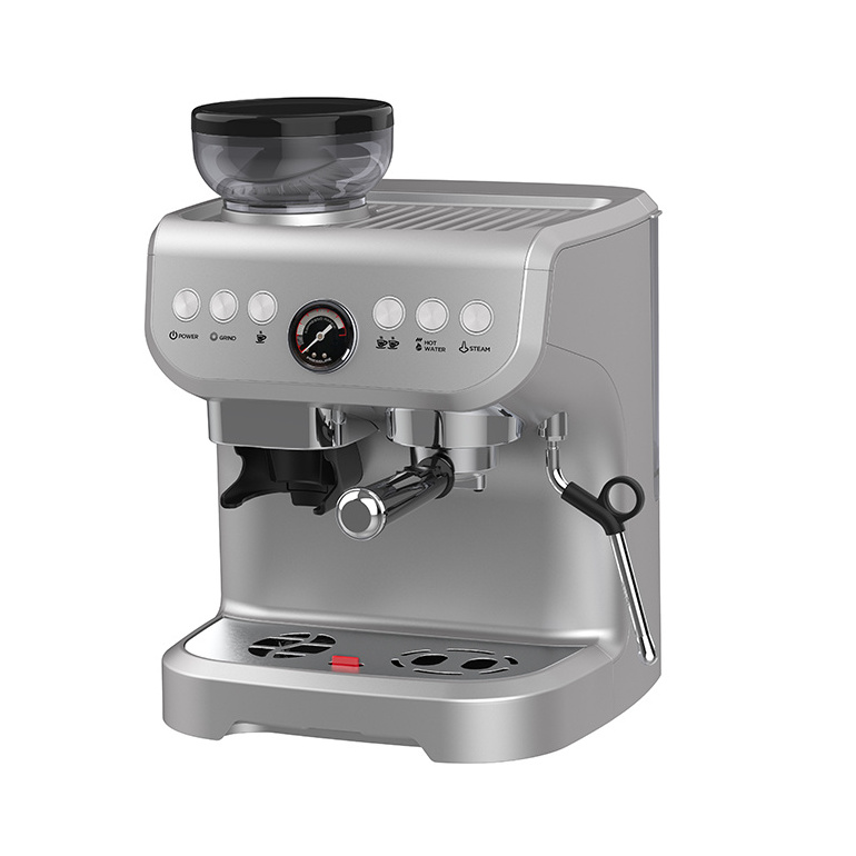 Hotel automatic electric 3 in 1 espresso cafe machine expresso espresso machine cappuccino coffee maker with Built in grinder