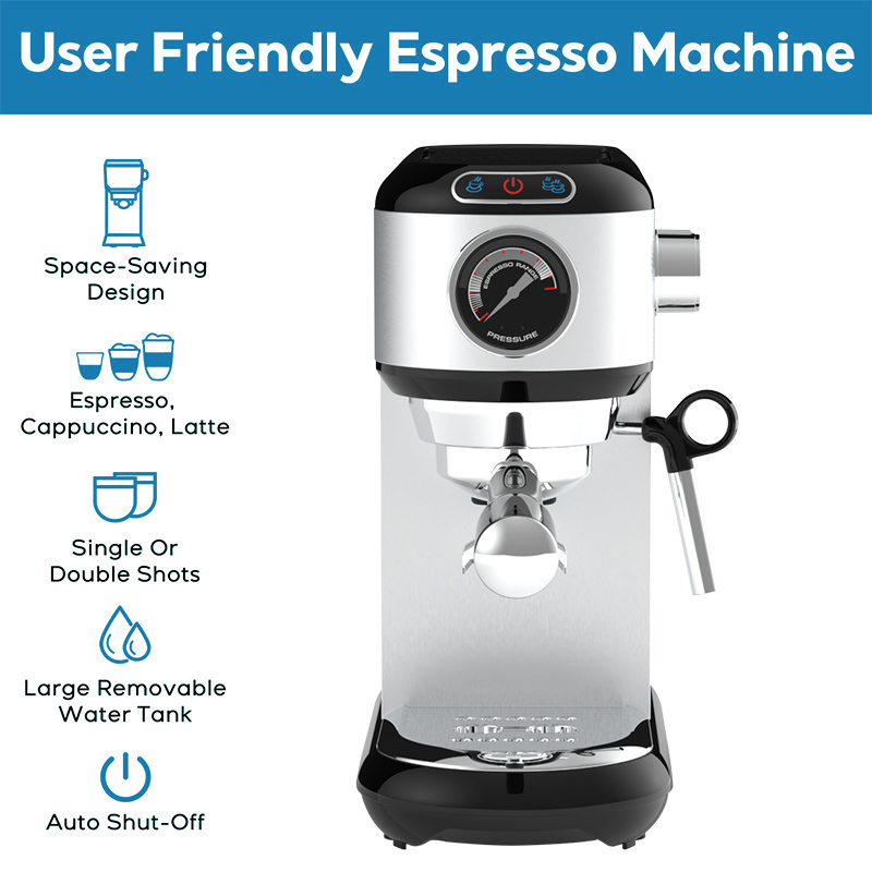 China Cafetera Express Coffee Maker Single Group Coffee Automatic Cafe Machine Espresso Maker