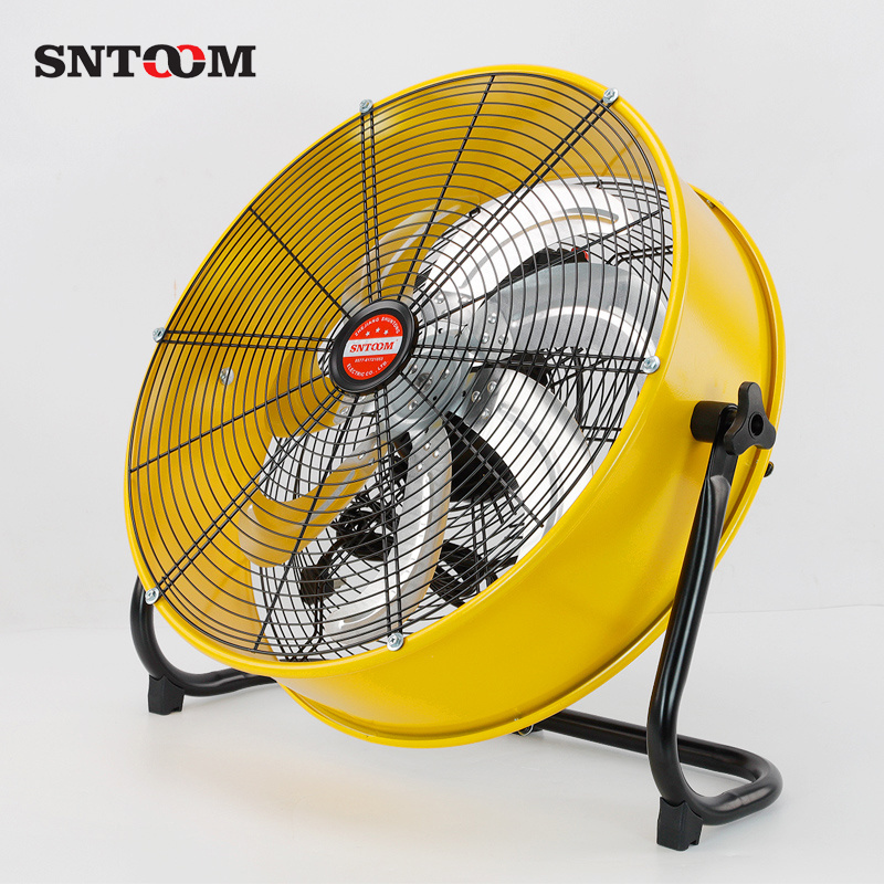 HJ-20ID Ventilators Drum Fan Commercial Industrial Barrel Cooling Fan High Velocity Heavy Duty Air Circulation Drum Axial Fan