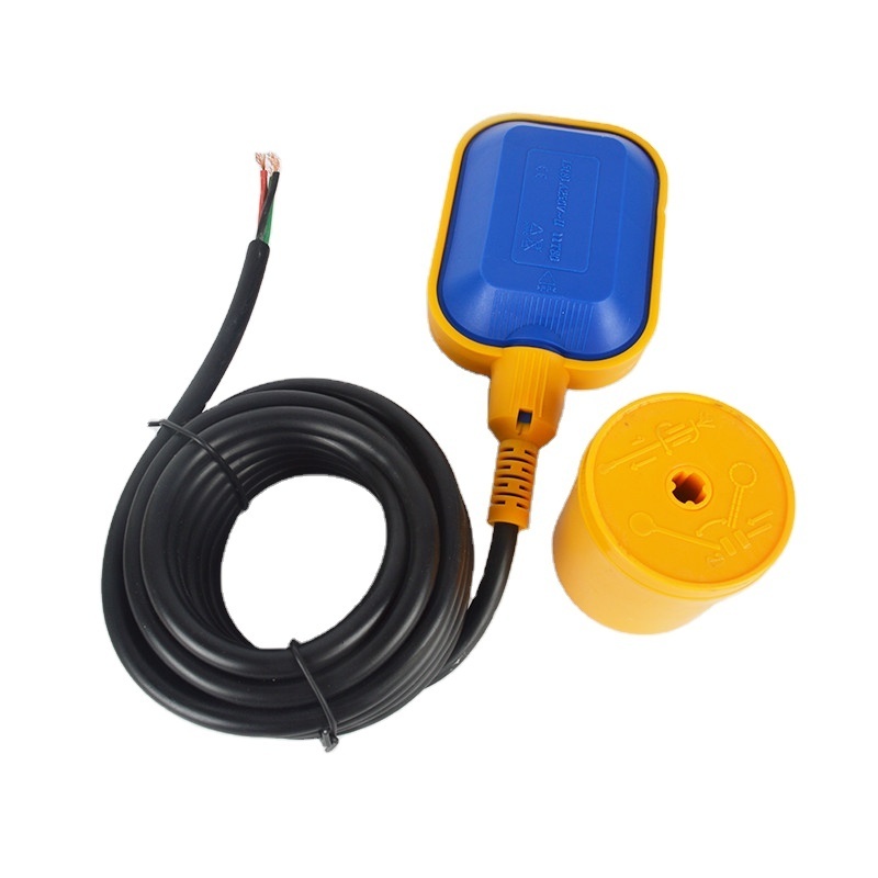 Float switch water level controller cable type liquid level switch square water pump water level controller custom line length